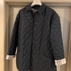 Women Diamond Quilted Burberry Jacket Blac…